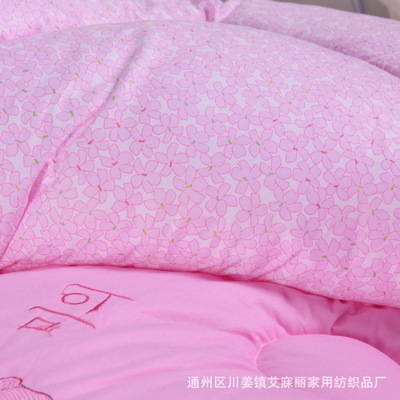 【廠家直供 艾寐麗家紡 唯美韓式 冬被子 春秋被芯 特價被 批發(fā)零售】價格,廠家,圖片,被子、蠶絲被、羽絨被,通州區(qū)川姜鎮(zhèn)艾寐麗家用紡織品廠-